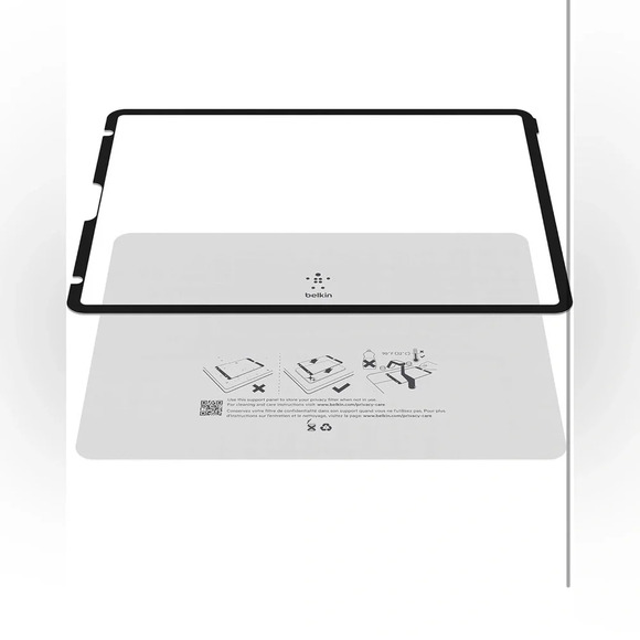 Belkin TruePrivacy Screen Protector- iPad Pro 12.9"- Removable Reusable Privacy - Picture 10 of 11